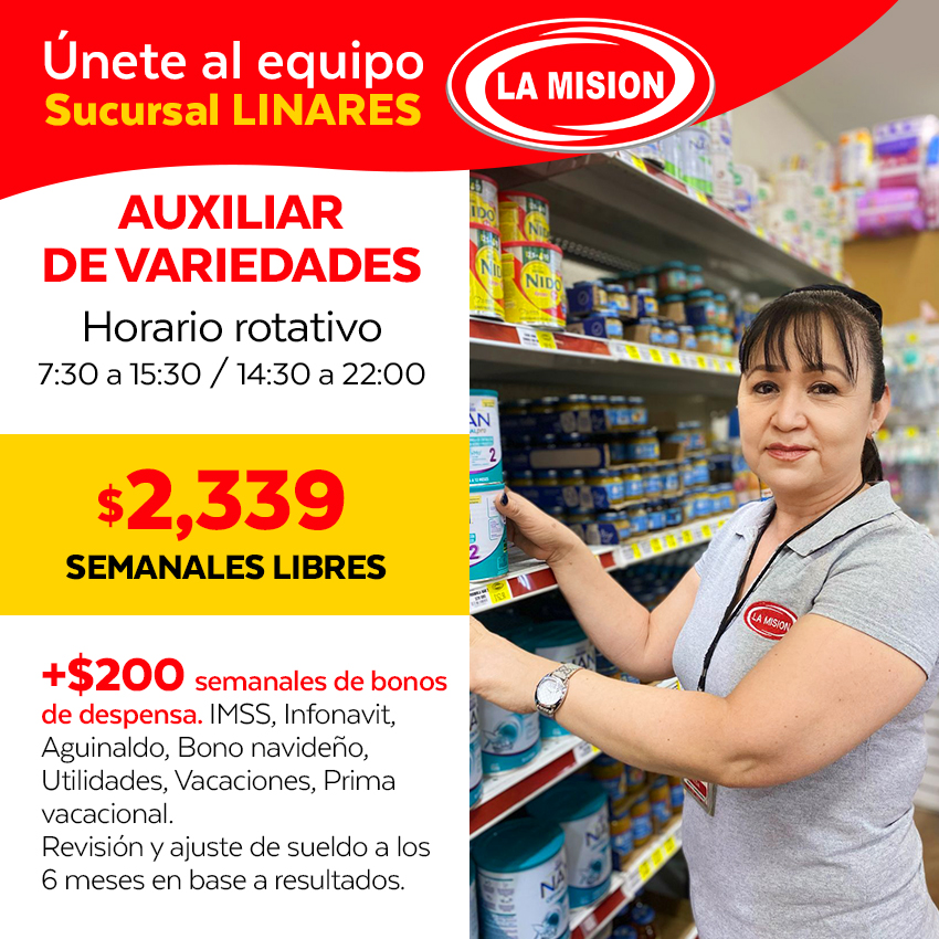 AUXILIAR DE VARIEDADES